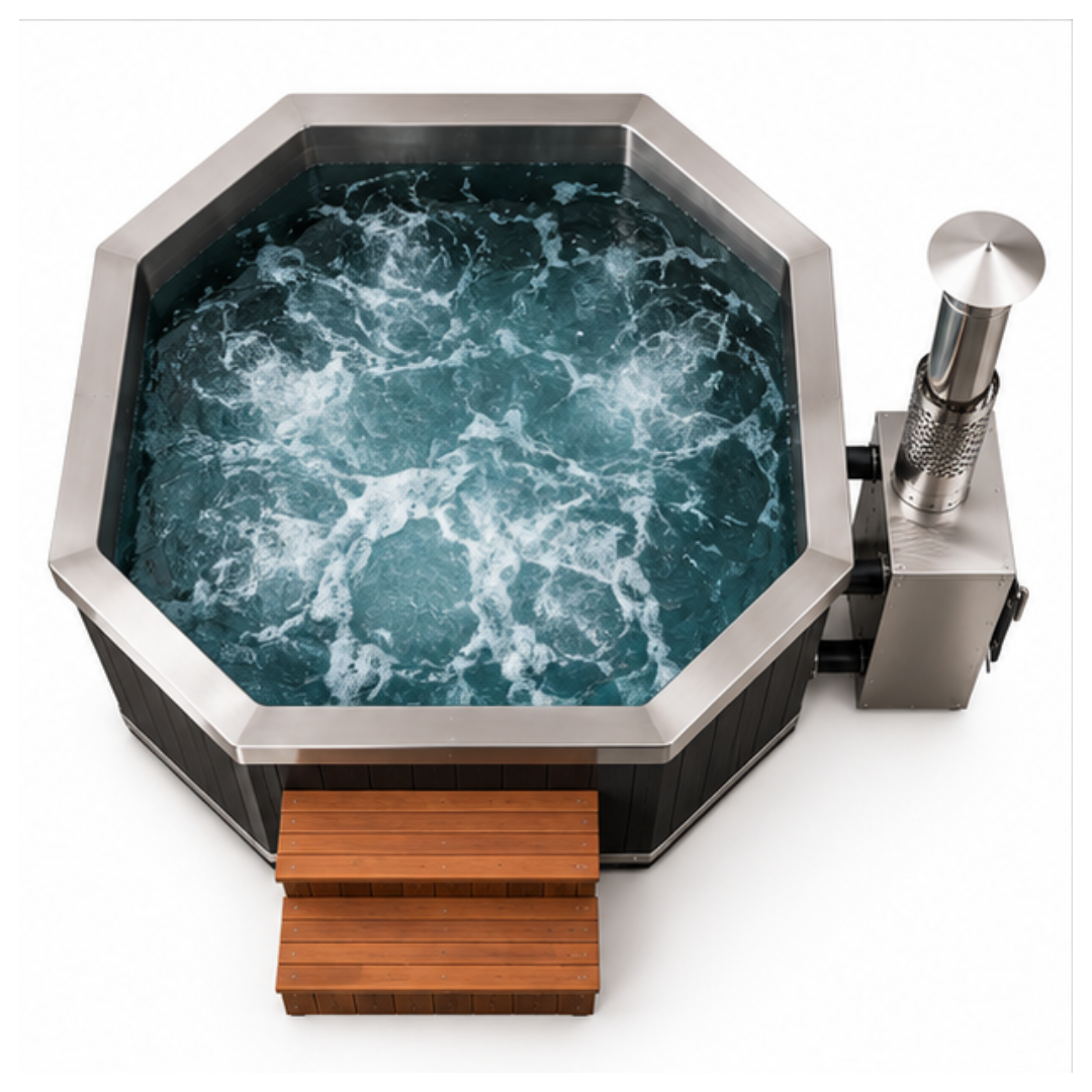 NordicForge Blackwood Wood-Fired Hot Tub