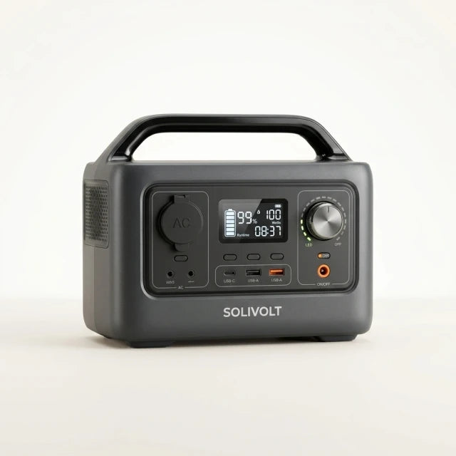 Solivolt Edge1000 Portable Solar Generator — Studio Shot