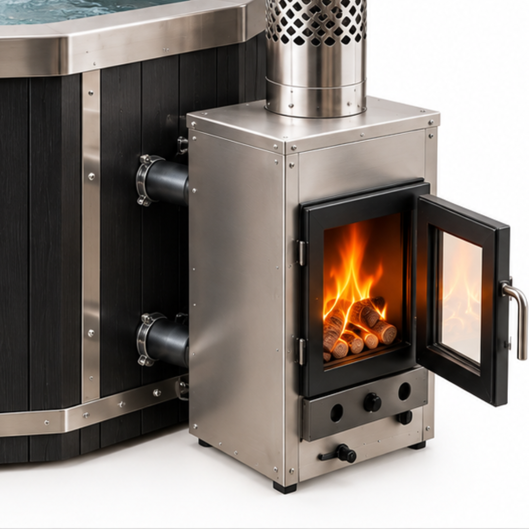 NordicForge Blackwood Wood-Fired Hot Tub