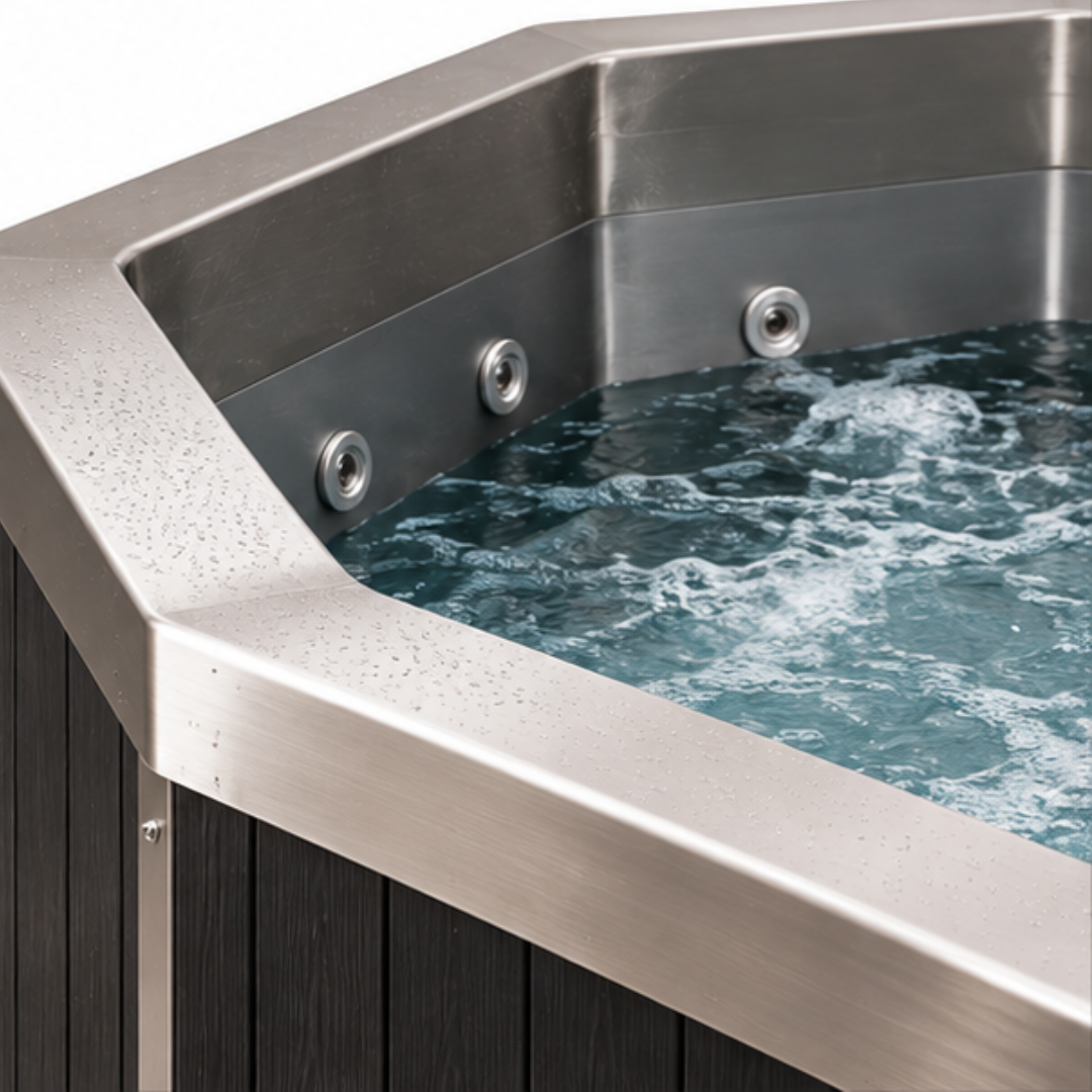 NordicForge Blackwood Wood-Fired Hot Tub