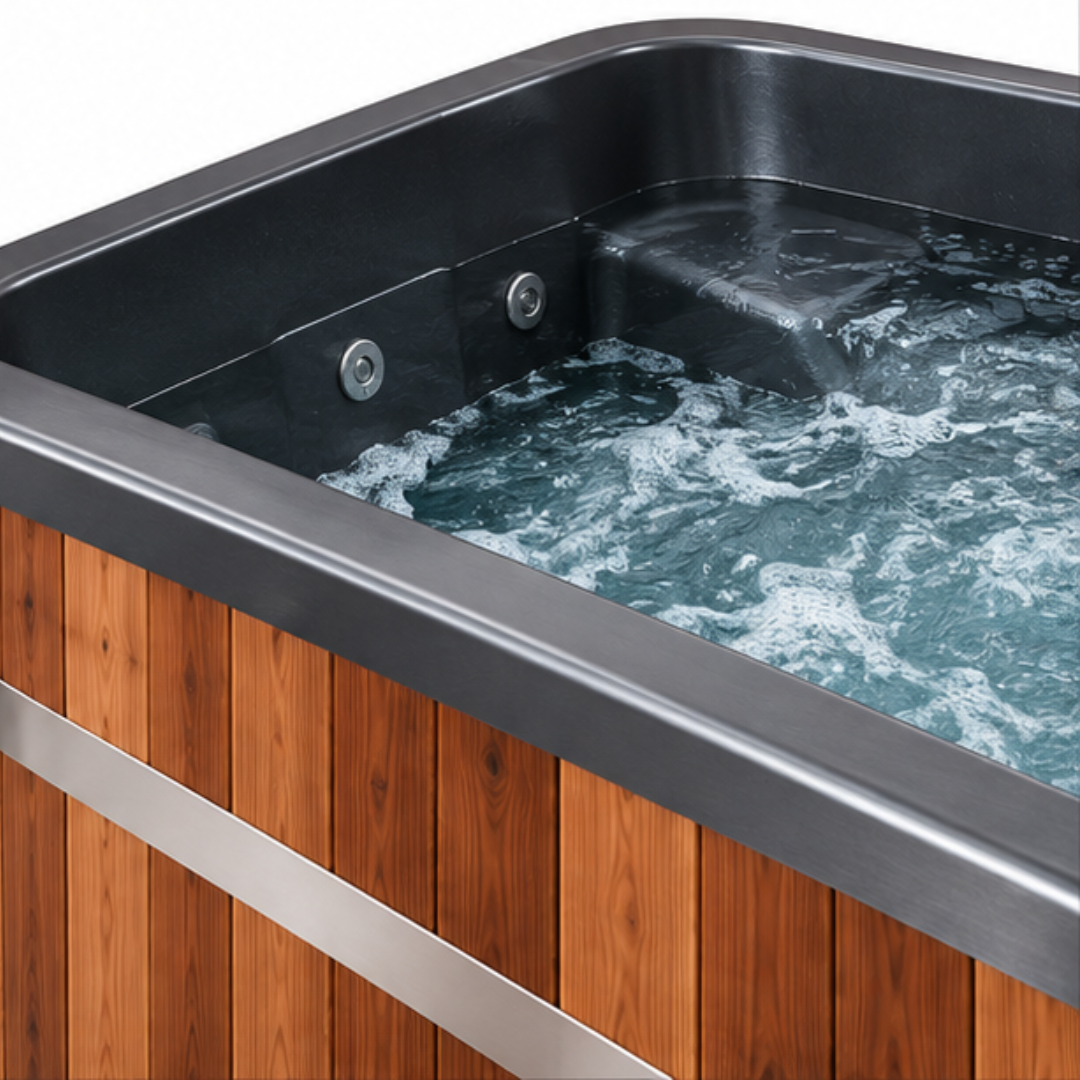 CedarForge Luxe Wood-Fired Soaking Tub