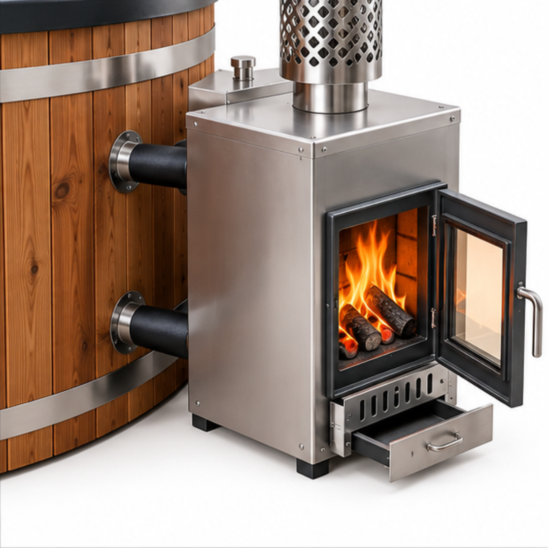 CedarHeat Nordic Wood-Fired Hot Tub