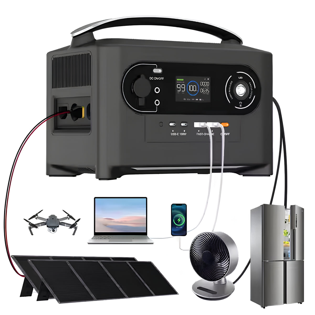 Solivolt Edge1000 Portable Solar Generator — product view 8